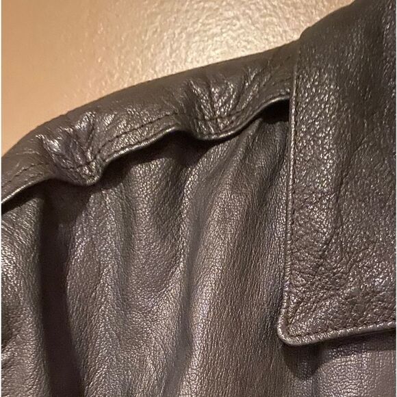 UNIK Black Leather Riding Jacket Size Large - Picture 5 of 16